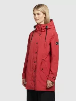 Khujo Vestes De Mi-saison Veste Mi-saison Femme Rouge -Magasin D'usine Khujo 3fd1d047dd85ab1634b2fb572c784757