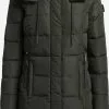 Khujo Manteaux Courts Manteau D’hiver Cups Femme Vert Foncé