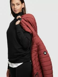 Khujo Manteaux Dhiver Manteau D’hiver Nita Femme Rouge Foncé -Magasin D'usine Khujo 41d2ea52e63225d7ad0174809f6db257