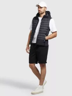 Khujo Vestes Sans Manches Gilet Homme Noir -Magasin D'usine Khujo 43043af4808f8c298cd1bee608052b67