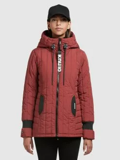 Khujo Vestes Dhiver Veste D’hiver Tweety Femme Rouge Rouille -Magasin D'usine Khujo 43661ef02e9b3d7b88461fccf746e704