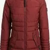 Khujo Manteaux Courts Manteau Mi-saison Amaray 3 Femme Rouge Rubis