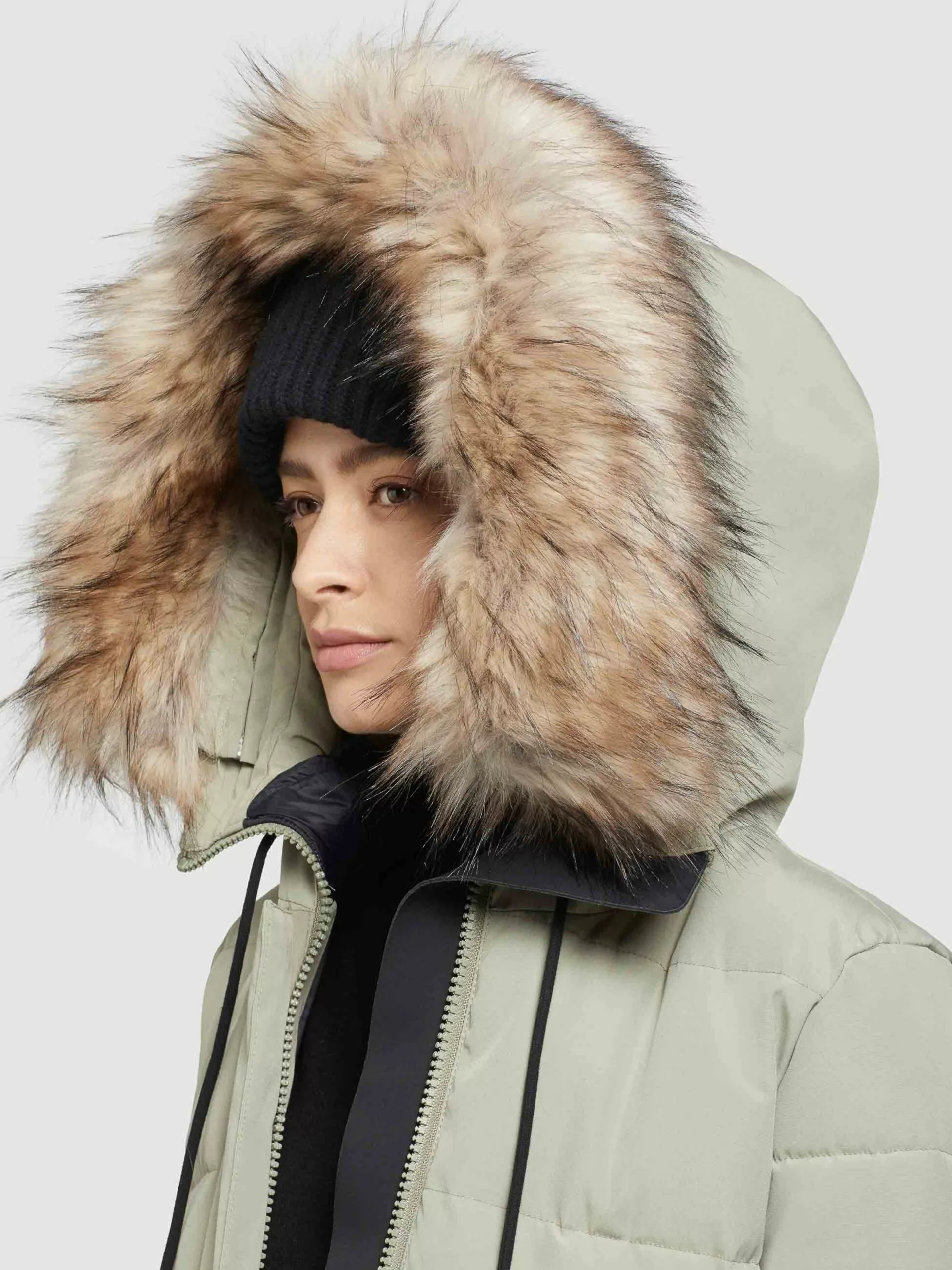 Khujo Manteaux Dhiver Manteau D’hiver LOLL Femme Vert Pastel 10 Khujo Manteaux Dhiver Manteau D’hiver LOLL Femme Vert Pastel – Image 8