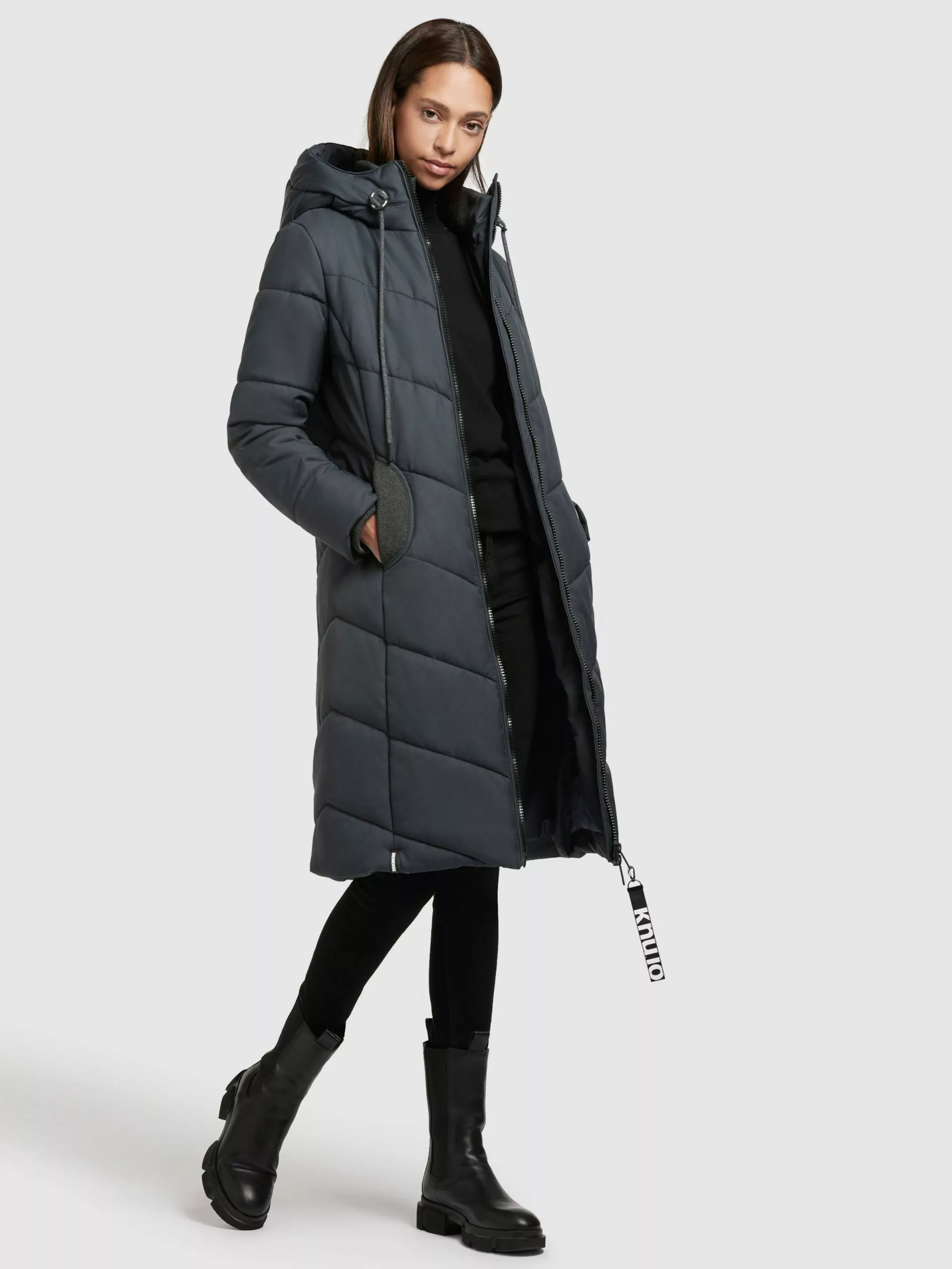 Khujo Manteaux Dhiver Manteau D’hiver Aribay Femme Bleu Nuit 8 Khujo Manteaux Dhiver Manteau D’hiver Aribay Femme Bleu Nuit – Image 6