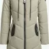 Khujo Manteaux Dhiver Manteau D’hiver Aribay 3 Femme Vert Pastel