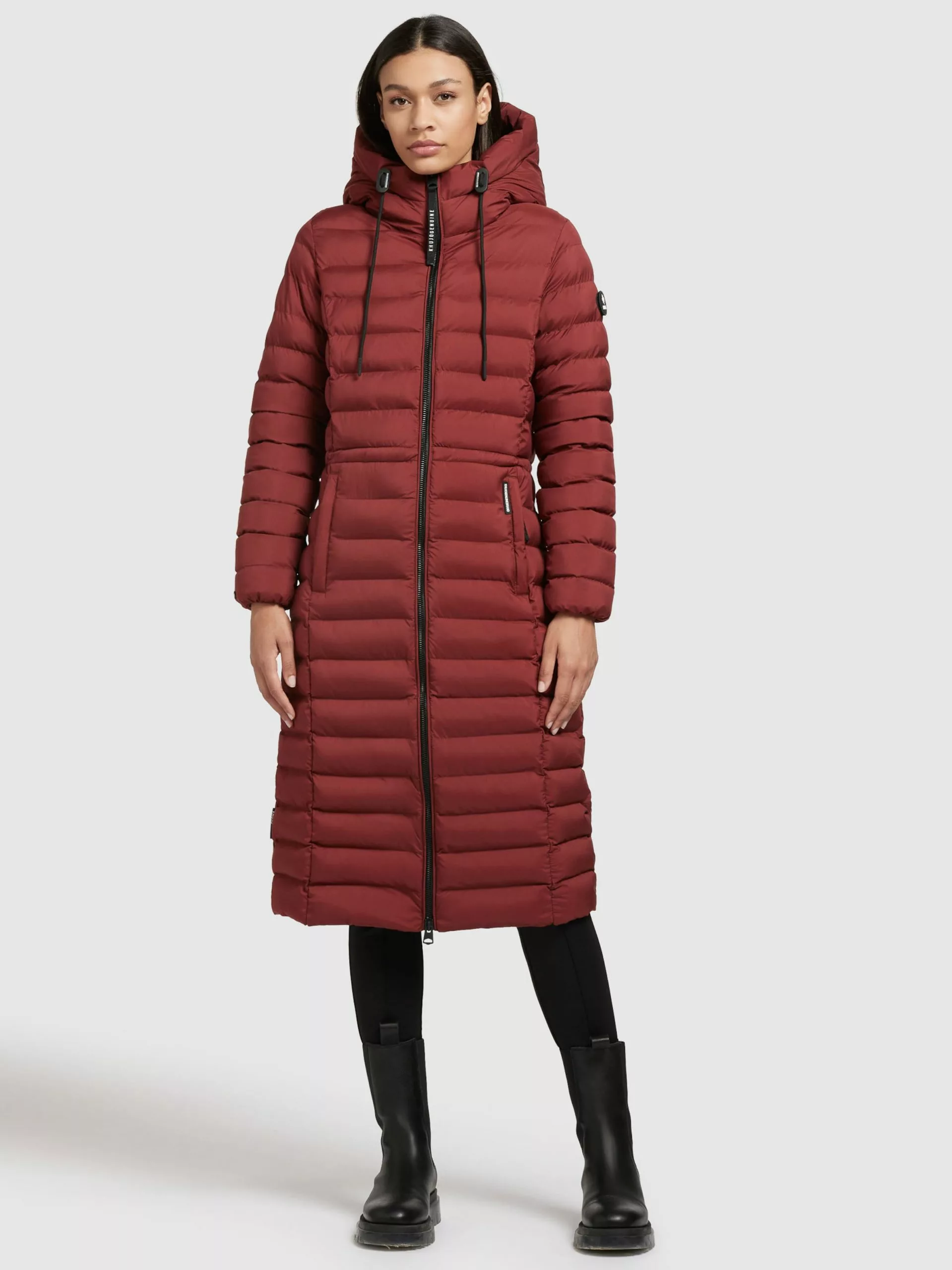 Khujo Manteaux Dhiver Manteau D’hiver Mimi Femme Rouge Rouille 8 Khujo Manteaux Dhiver Manteau D’hiver Mimi Femme Rouge Rouille – Image 6
