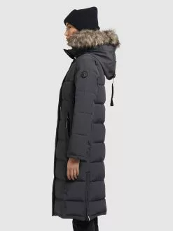 Khujo Manteaux Dhiver Manteau D’hiver LOLL Femme Anthracite -Magasin D'usine Khujo 49c7db0381202c844693ea992856e0b6