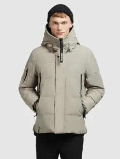 Khujo Vestes De Mi-saison Veste Mi-saison Tateno Homme Gris -Magasin D'usine Khujo 49f03f9a2171e615e5741499c2e0f43f