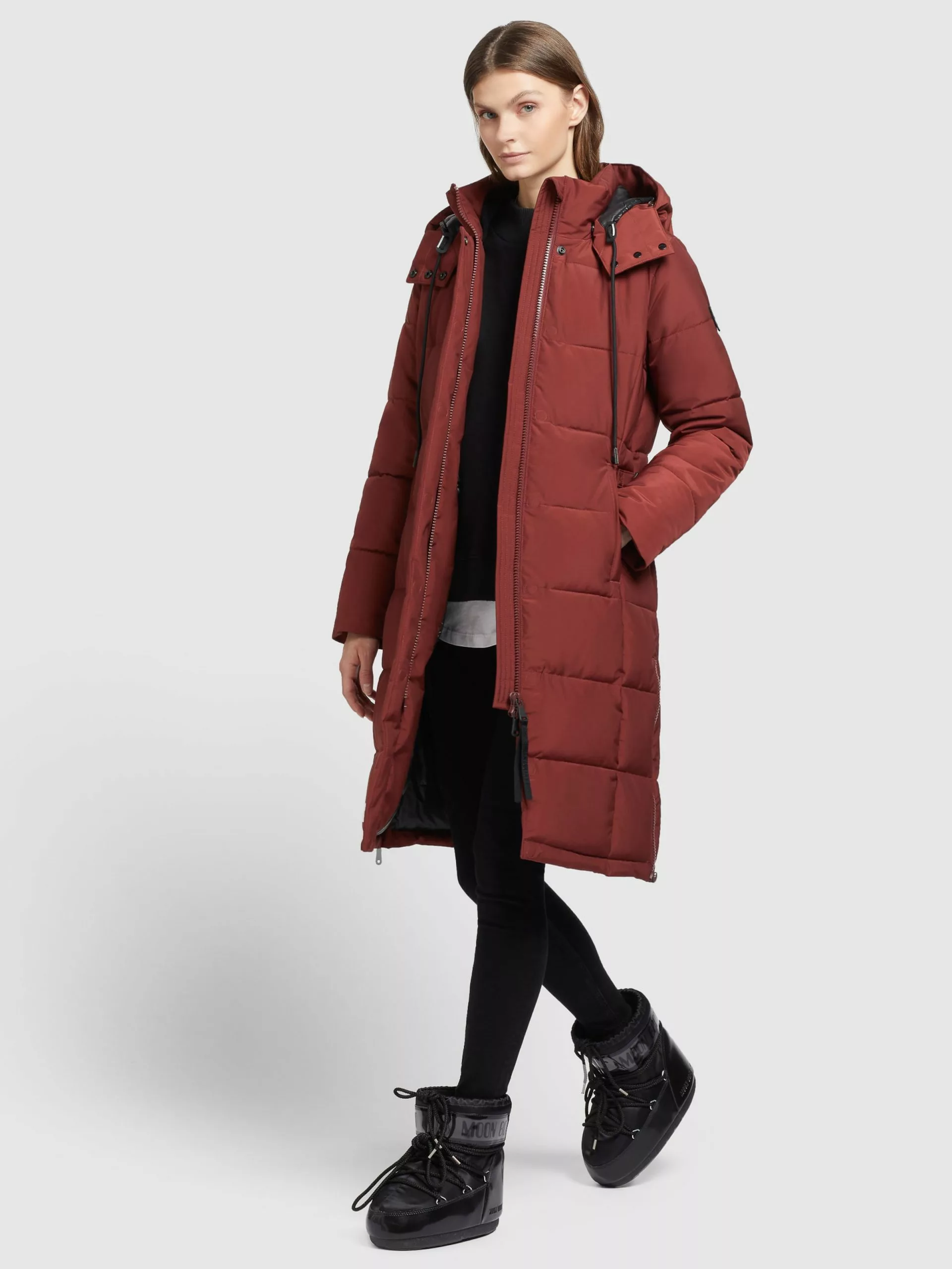 Khujo Manteaux Dhiver Manteau D’hiver Cliv Femme Rouge Rouille 8 Khujo Manteaux Dhiver Manteau D’hiver Cliv Femme Rouge Rouille – Image 6
