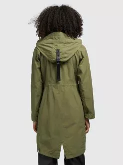 Khujo Parkas Parka Mi-saison Femme Olive -Magasin D'usine Khujo 4ab2e2a46a4d7a97569f805e0bc1c1d1