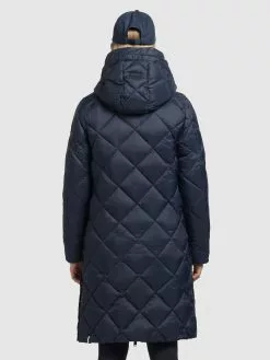 Khujo Manteaux Dhiver Manteau D’hiver LENNJA Femme Marine -Magasin D'usine Khujo 4c065a31f56e6cfdbe92be30f3c5cee4