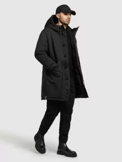 Khujo Parkas Parka D’hiver Terra Homme Noir -Magasin D'usine Khujo 4e4ef9d5c8d14ac4f6c8b96f491ae1e6