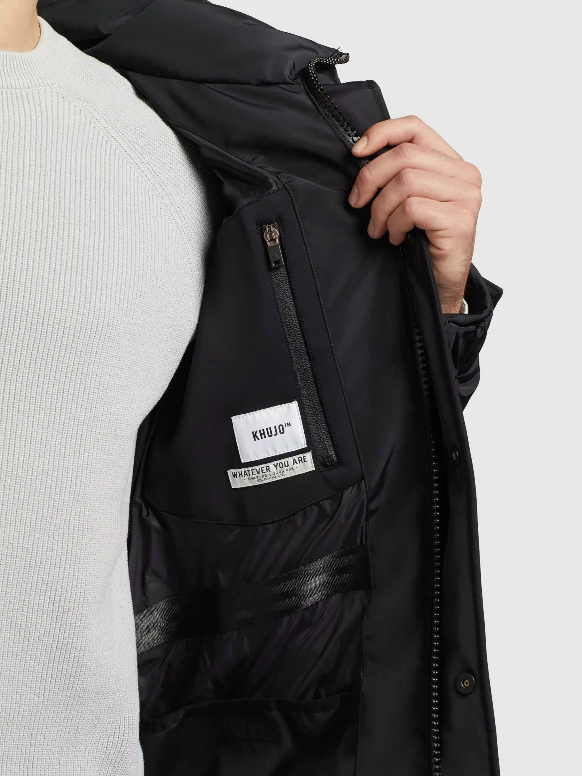 Khujo Vestes Dhiver Veste D’hiver Shinzo Homme Noir 10 Khujo Vestes Dhiver Veste D’hiver Shinzo Homme Noir – Image 8