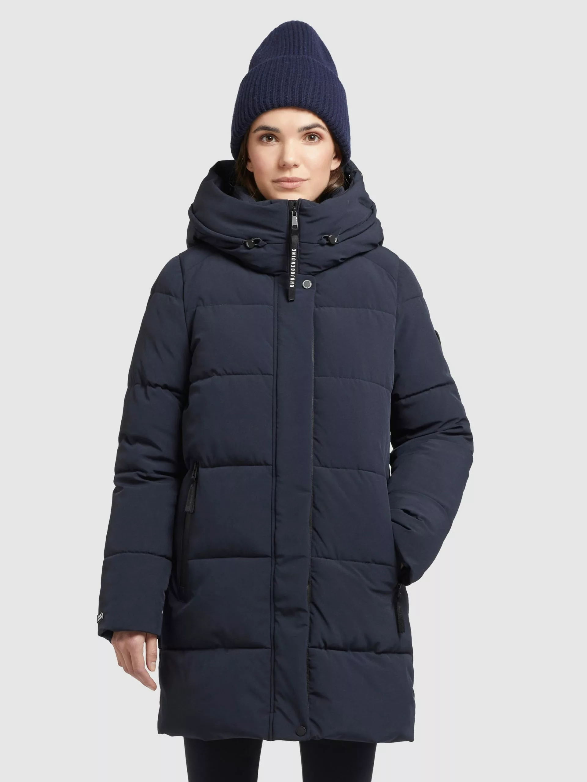 Khujo Manteaux Courts Manteau D’hiver Wente Femme Bleu Foncé 4 Khujo Manteaux Courts Manteau D’hiver Wente Femme Bleu Foncé – Image 2