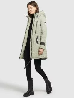 Khujo Manteaux De Mi-saison Manteau Mi-saison Jerry Femme Menthe -Magasin D'usine Khujo 4f568d6a8fb16f74956dda975b79a048