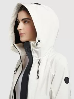 Khujo Manteaux De Mi-saison Manteau Mi-saison Paxi Femme Blanc -Magasin D'usine Khujo 507b231d26e3d18d012770e8d0e637cb
