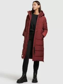Khujo Manteaux Dhiver Manteau D’hiver Kleo Femme Rouge -Magasin D'usine Khujo 50821a9e52e340a8a5247c7a12a928d1