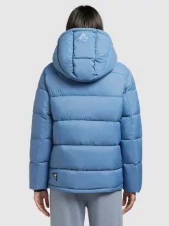 Khujo Vestes Dhiver Veste D’hiver Evona Femme Bleu Ciel -Magasin D'usine Khujo 56bb80f1cab13fcbdca644507b179e96
