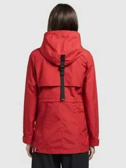 Khujo Parkas Parka Mi-saison FELINA Femme Rouge -Magasin D'usine Khujo 585009a2318a0e070cb324fff738ed9d