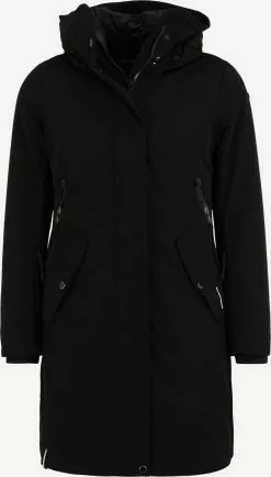 Khujo Manteaux Dhiver Manteau D’hiver Charlyn 3 Femme Noir