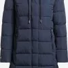 Khujo Manteaux Dhiver Manteau D’hiver Gamber Femme Bleu Foncé