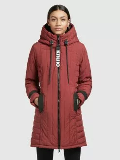 Khujo Vestes Dhiver Veste D’hiver Jerry Femme Rouge Rouille -Magasin D'usine Khujo 5b2bf6748fbb590daacfddf834c2ae37