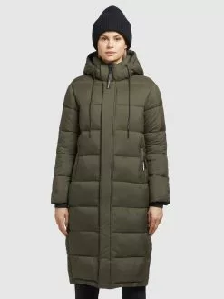 Khujo Manteaux Dhiver Manteau D’hiver Julina Femme Kaki -Magasin D'usine Khujo 5b98d726d3f48f07639584a51476531e