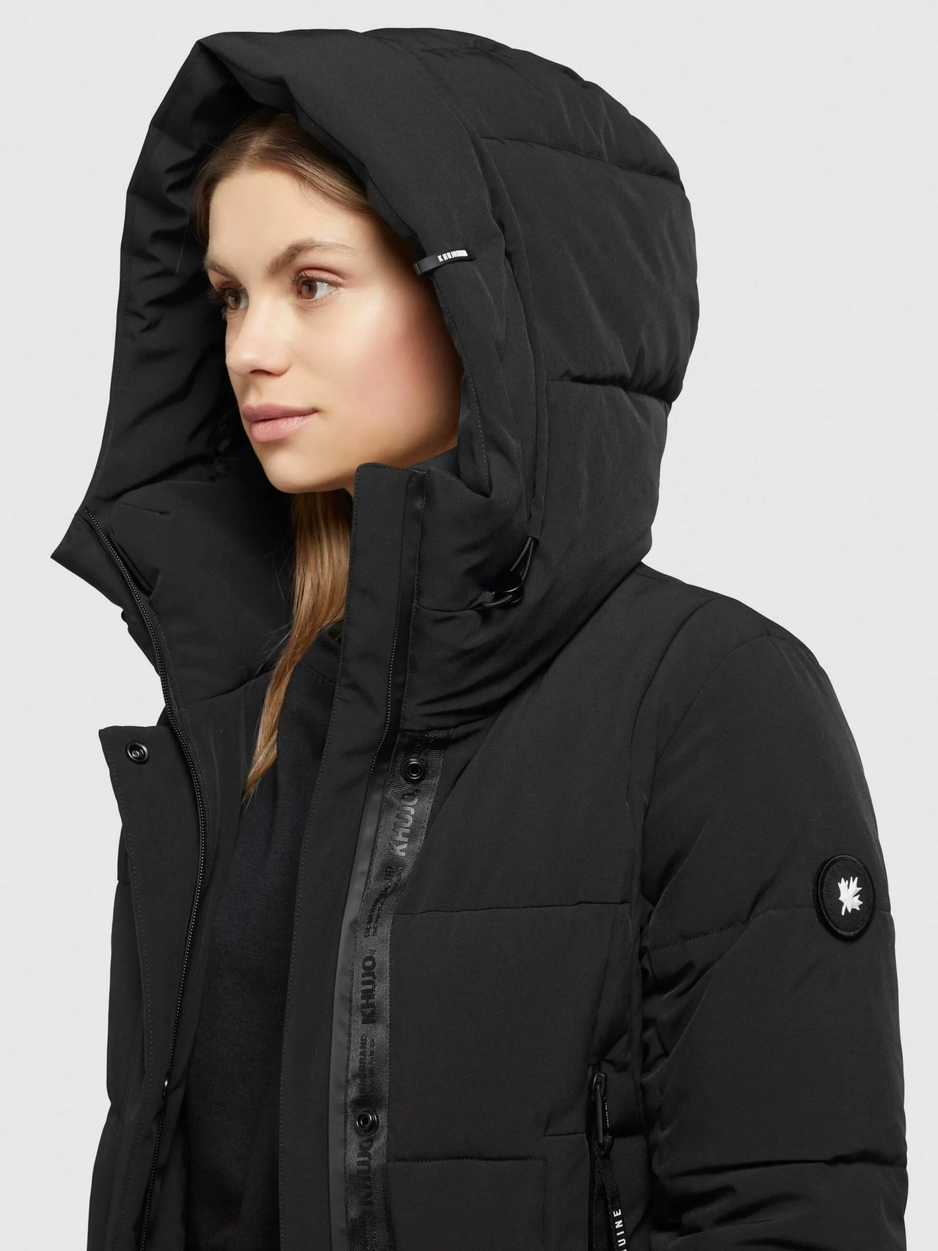 Khujo Manteaux De Mi-saison Manteau Mi-saison Namita Femme Noir 9 Khujo Manteaux De Mi-saison Manteau Mi-saison Namita Femme Noir – Image 7