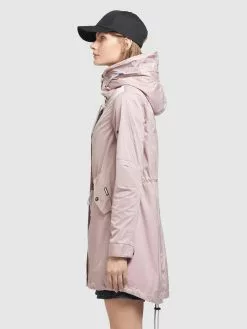 Khujo Parkas Parka Mi-saison DAYES Femme Rose -Magasin D'usine Khujo 5c1ee01ad3585267d28ee88a151f72d2