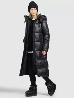 Khujo Manteaux Dhiver Manteau D’hiver Melona Femme Noir -Magasin D'usine Khujo 5c933791ed2eb2fe670f5c446b3e3384
