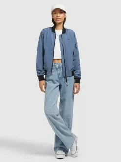 Khujo Vestes De Mi-saison Veste Mi-saison Stence2 Femme Bleu-gris -Magasin D'usine Khujo 5de29641214c1c9b5bbce0e679cacd2e 1