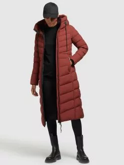 Khujo Manteaux Dhiver Manteau D’hiver Ingram Femme Rouge Rouille -Magasin D'usine Khujo 5ef849f7acafd0224cd11237fdc3311b