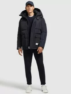 Khujo Vestes Dhiver Veste D’hiver Jedi Homme Bleu Foncé -Magasin D'usine Khujo 5f026283df78d66aeef6f37404d462b4