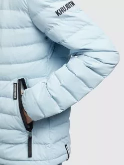 Khujo Vestes De Mi-saison Veste Mi-saison LOVINA4 MATT Femme Bleu Clair -Magasin D'usine Khujo 6057b8652b9fa0c6e4c654899ea23004