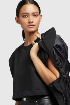 Khujo Manteaux De Mi-saison Manteau Mi-saison Jomana Femme Noir -Magasin D'usine Khujo 625180ec94b97d201b9cbda277e0257d