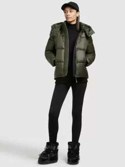 Khujo Vestes Dhiver Veste D’hiver Valona Femme Vert Foncé -Magasin D'usine Khujo 633ff81d13e124c20a685fb6f63902ba