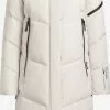 Khujo Manteaux Dhiver Manteau D’hiver Sonje 4 Femme Blanc Cassé