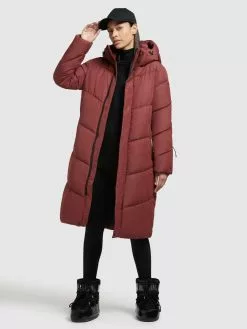 Khujo Manteaux Dhiver Manteau D’hiver Torino 3 Femme Rouge Rouille -Magasin D'usine Khujo 657aaf99dc9f92906217b9a52e29d56c