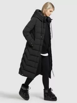 Khujo Manteaux Dhiver Manteau D’hiver Gamber Femme Noir -Magasin D'usine Khujo 65c754e494973f472fe1ed815f227955