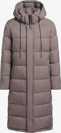 Khujo Manteaux Dhiver Manteau D’hiver Julina Femme Mauve