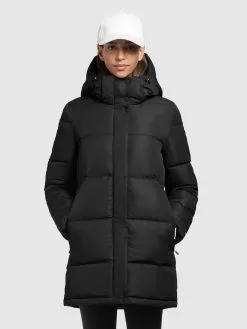 Khujo Vestes Dhiver Veste D’hiver Werola 2 Femme Noir -Magasin D'usine Khujo 66cf750560bd3c6444c1b501a3627792