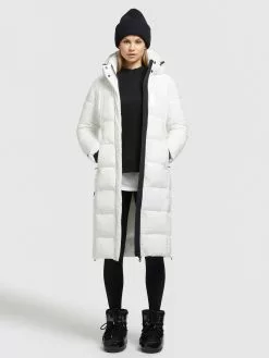 Khujo Manteaux Dhiver Manteau D’hiver Tonka Femme Blanc Cassé -Magasin D'usine Khujo 6948bf1085c0ae5a8fe933a41ddba2a2