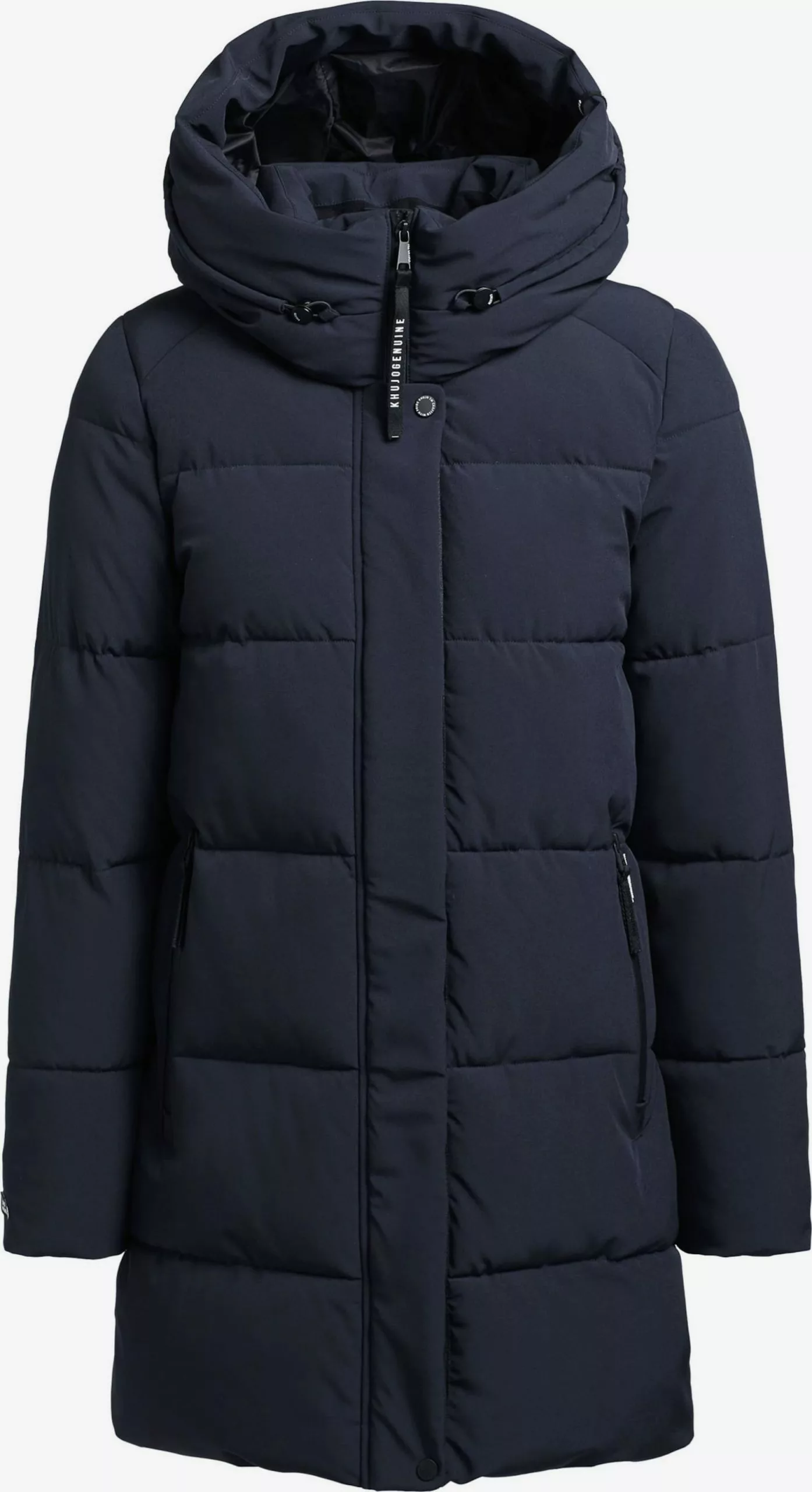 Khujo Manteaux Courts Manteau D’hiver Wente Femme Bleu Foncé 3 Khujo Manteaux Courts Manteau D’hiver Wente Femme Bleu Foncé