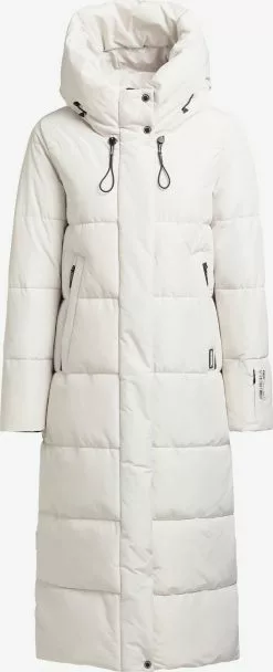 Khujo Manteaux De Mi-saison Manteau Mi-saison Soulani Femme Blanc Cassé