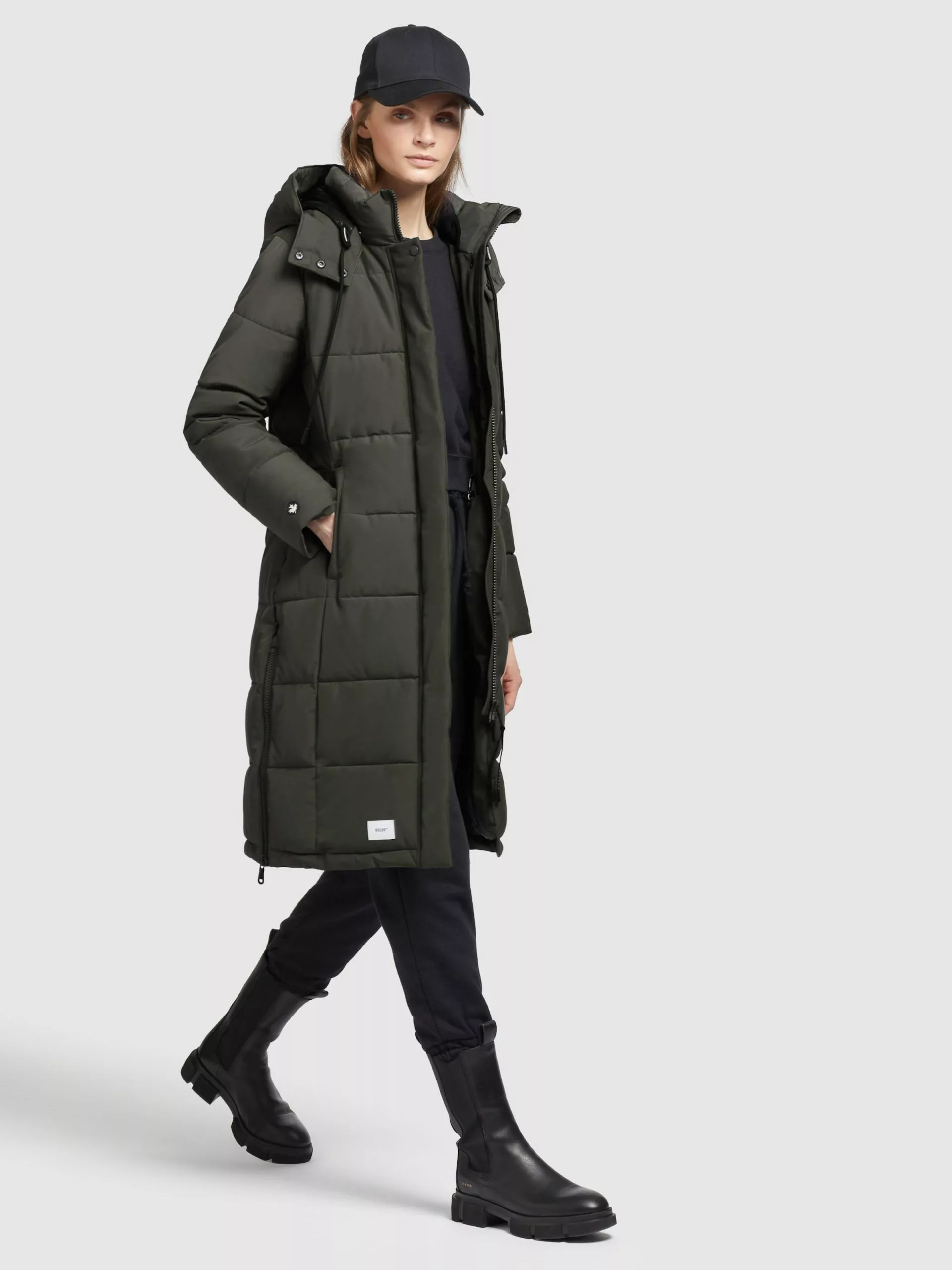 Khujo Manteaux Dhiver Manteau D’hiver Cliv Femme Vert Foncé 5 Khujo Manteaux Dhiver Manteau D’hiver Cliv Femme Vert Foncé – Image 3