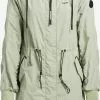 Khujo Manteaux De Mi-saison Manteau Mi-saison Silica Femme Vert Pastel