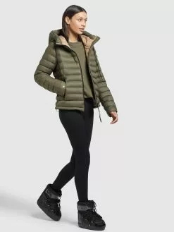 Khujo Vestes Dhiver Veste D’hiver Lovina Shine Femme Kaki -Magasin D'usine Khujo 6ad37bc5a05c6b77fd0fc8b83d77b57c