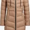 Khujo Manteaux Dhiver Manteau D’hiver Ingram 2 Femme Beige Foncé