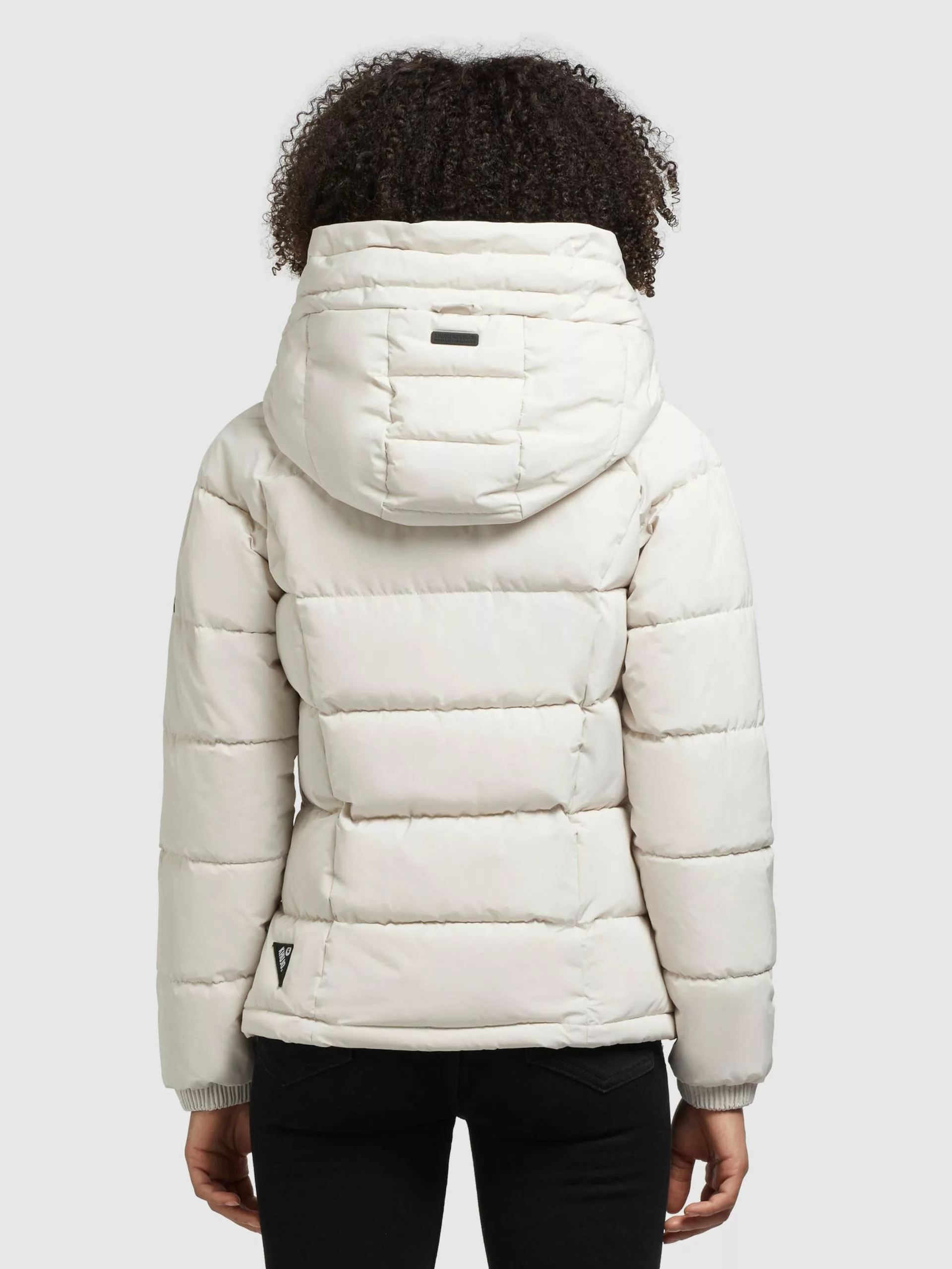 Khujo Vestes Dhiver Veste D’hiver Joilee Femme Blanc Cassé 6 Khujo Vestes Dhiver Veste D’hiver Joilee Femme Blanc Cassé – Image 4