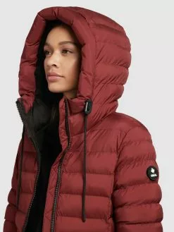 Khujo Manteaux Dhiver Manteau D’hiver Mimi Femme Rouge Rouille 16 Khujo Manteaux Dhiver Manteau D’hiver Mimi Femme Rouge Rouille -Magasin D'usine Khujo 7527d489c8287c4451e07515d4cc4525